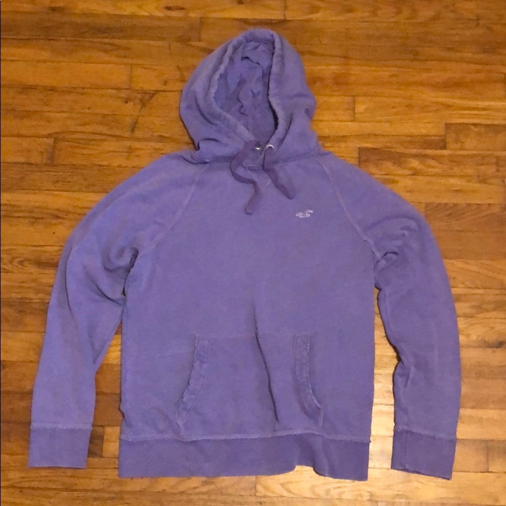 Hollister Purple comfy hoodie large